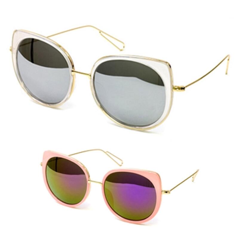 

Unisex Sunglasses MS15034 Pink-Purple Mirror
