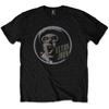 Rock Off Elton John Vintage Circle Mens Black T Shirt (Large)