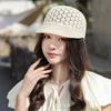 Unique Round Top Large Brim Black Fisherman Hat For Women Sun Protection