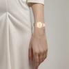 Calvin Klein Watch Quartz Movement Steel Strap 30mm Rose Gold Dial Women's Watch 30 Meters Waterproof 25100036