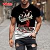 Camisetas Impressas em 3D da Banda New Rock Judas Priest Homens Mulheres Hip Hop Manga Curta Camiseta Tops Moda Streetwear Oversized Roupas Masculinas