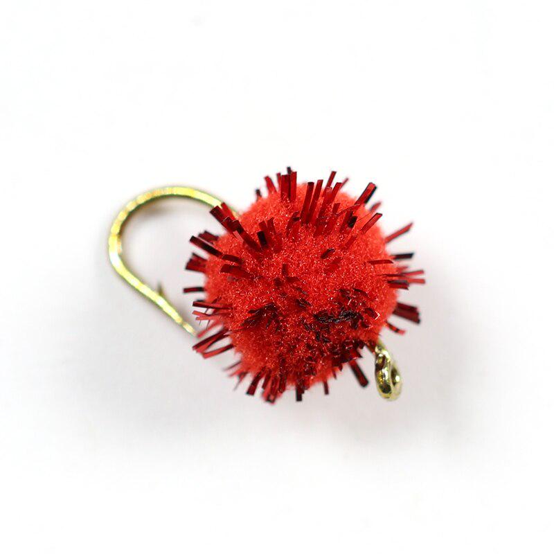 Bimoo 50pcs/bag 10mm Mix Color Flashing Fish Stimulator Ball Egg Fly Salmon Sabiki Attractor Bait Lure Krystal Glo Balls S