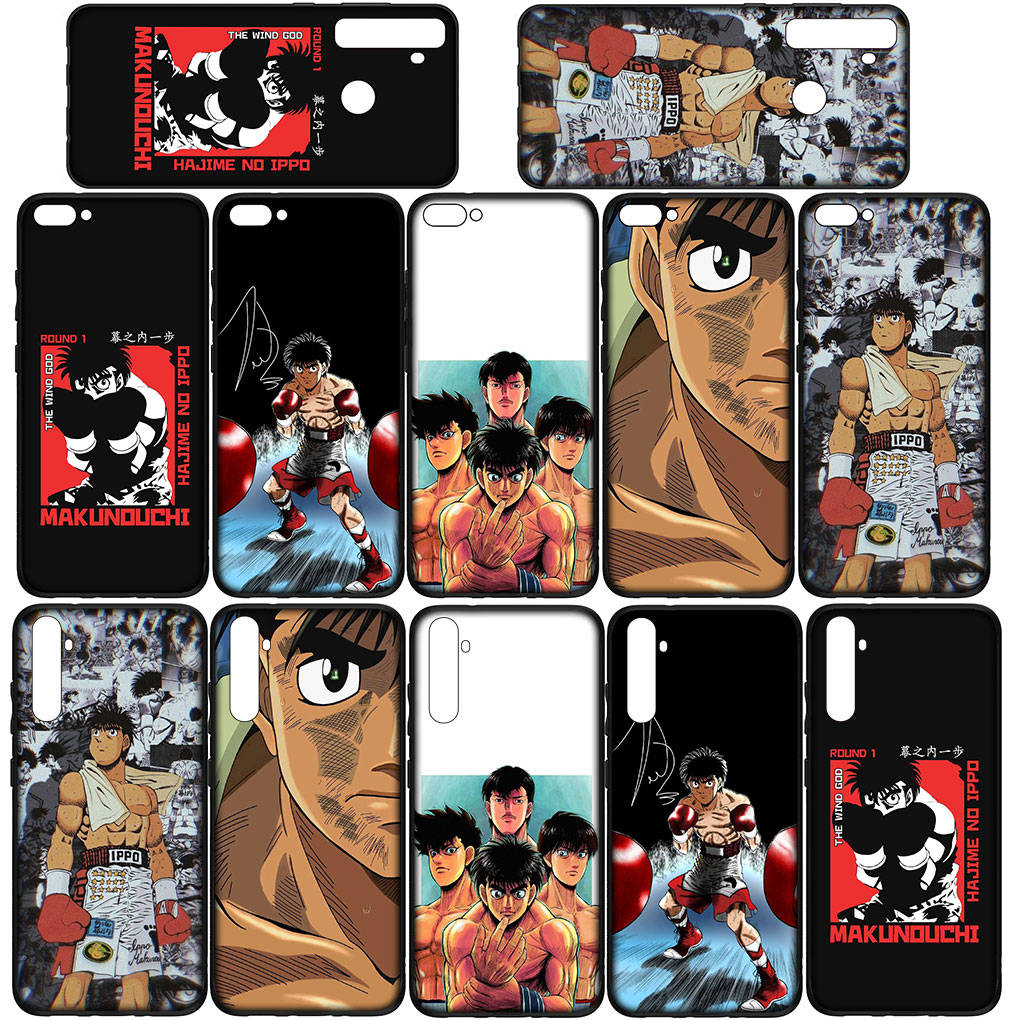 Phone Case for Samsung Galaxy S25 S24 S23 iPhone 16 15 Xiaomi Redmi Note 14 13 12 16E X 11 Pro Max OPPO Moto Huawei A05 A16 Anime Hajime No Ippo Cover