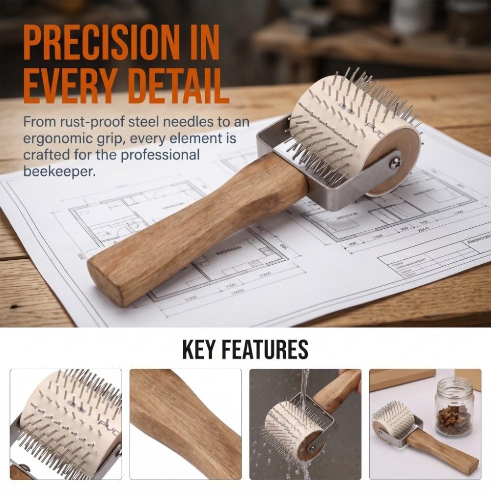 Roller Type Propolis Collector Durable Honey Extracting Tool Beekeeping Roller Beekeeping Supplies
