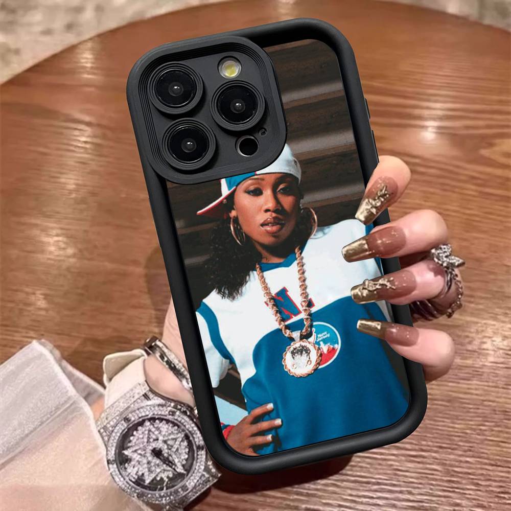 Rapper Missy E-Elliott For IPhone 17 15 13 12 11 14 Pro Max X XR XS 16 Plus Shockproof Candy Back Cover