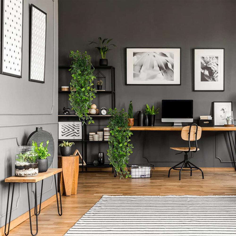 Ivy Artificial Leaves Begonia Fake Leaves Vine Wreath Plant Leaves Artificial Plant Home Decoration Rattan Rope Wall