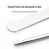 Stainless Steel Makeup Spatula for Mixing, Microblading, and Facial Scraping.
