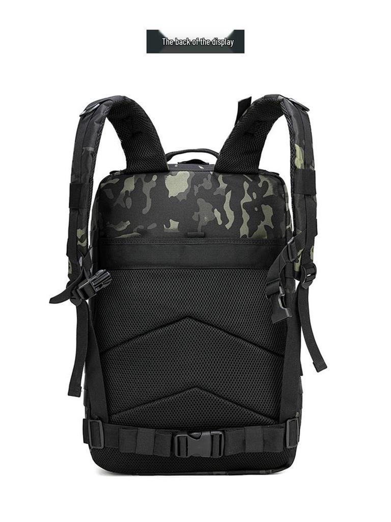 Large Tactical Camouflage Backpack for Outdoor Camping, Hiking, and Climbing
