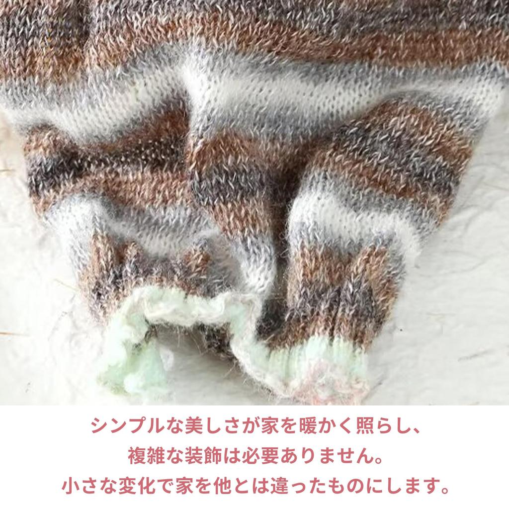 CAPASTEC Wool Mohair Colorful Knitting Extra Fluffy Medium Easy To for Handmade Scarves Pom-Pom Yarn, Yarn, Thick, Decorative, 25g/2 Balls, Cotton,