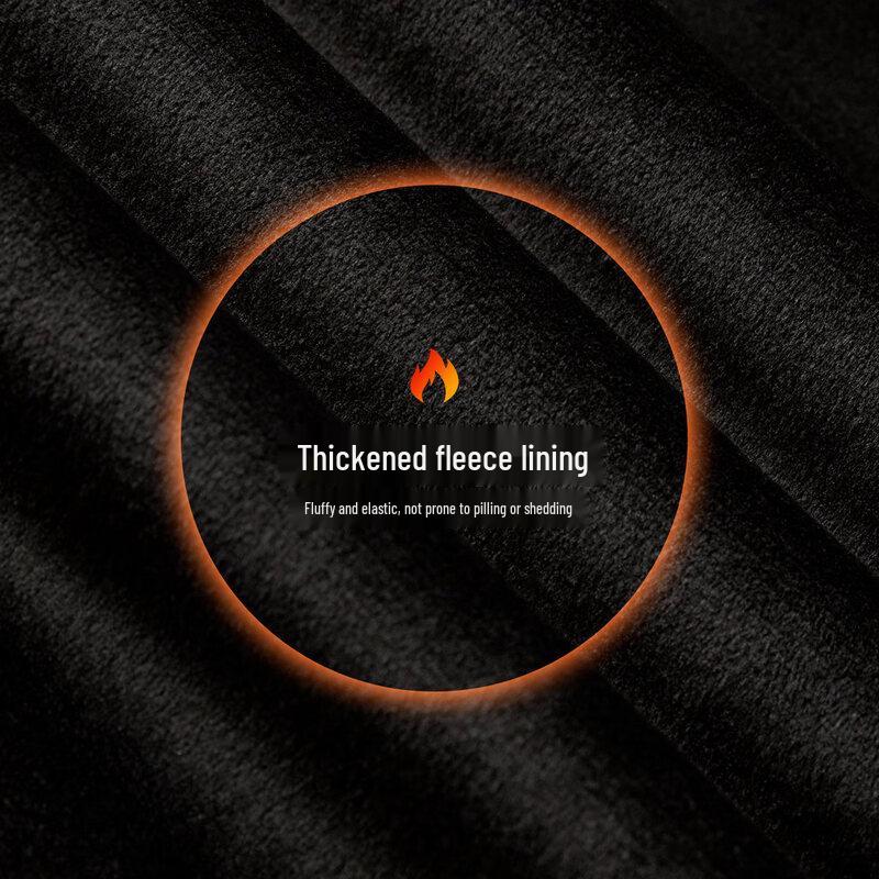 Shanshan Men's Padded Fleece-Lined Hooded Windproof Jacket