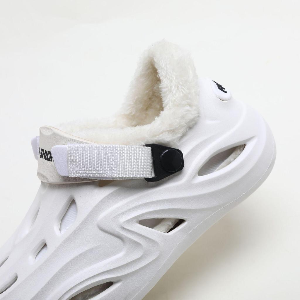 New EVA Non-Slip Lightweight Velvet Cotton Shoes for Men & Women - All-Season Outdoor Wear