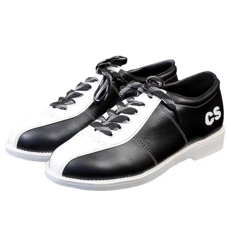 Brand FL Unisex Bowling Boots Size 33-47 Pu Leather Black Sliver Sports Premium for Bowling Enthusiasts Private Shoes