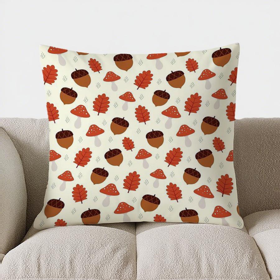Home Decor Autumn Leaves Pattern Pillow For Home Decor Pattern Cushion Cover Suitable For Sofa Bedroom Car Pillow Cover