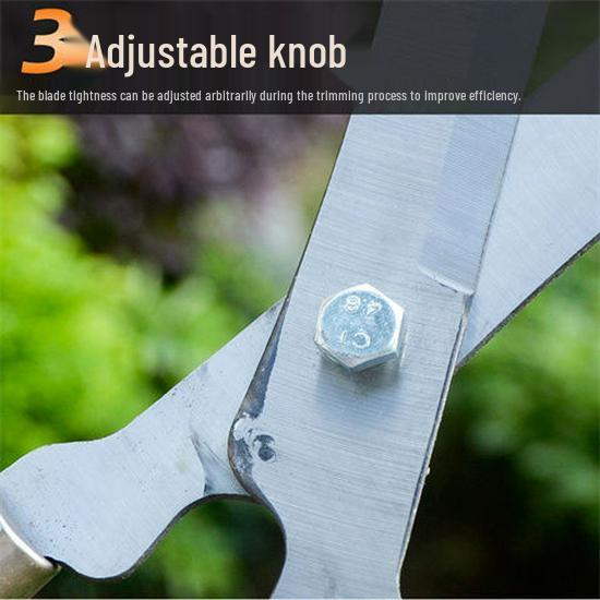 Verlängerte Gartenschere: Scharfe Gartenschere für Blumen, Gras und Äste