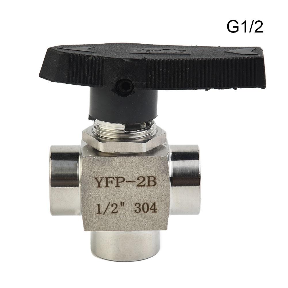 304 Stainless Steel Ball Valve BSPP G1/2 High Pressure