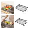 Sink Drain Basket Drainer Basket Fine Mesh Easy to Store Practical Tool Over Sink Strainer Strainer Basket for