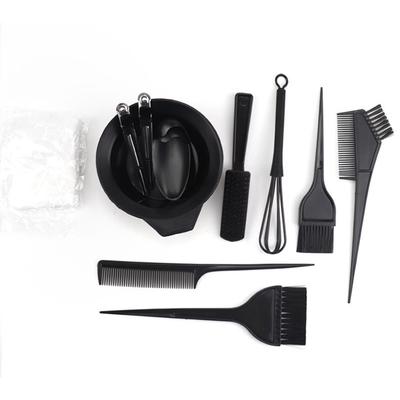 12 Pieces Hair Dye Coloring Kit  Ing Bowl Color Combs Dyeing Brushes Ear Covers Disposable Gloves Shawl Shower  