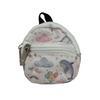 Mini Backpack Coin Purse, Scratch Resistant Zippered Compartment Keychain Bag, Waterproof Oxford Cloth Earphone Case