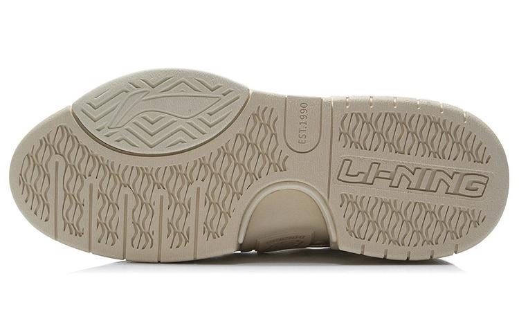 Li Ning Zen Textile, Synthetic Leather, Split Suede Slip Resistant, Abrasion Resistant, Lightweight Low top AGCR271-3