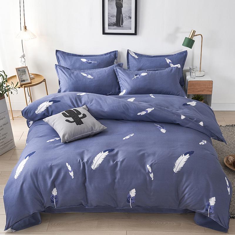 Conjunto de capa de edredom floral com margaridas brancas, flores frescas estampadas, tamanho queen macio e agradável à pele, conjunto de cama com fronhas