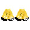 4Pcs Non-Slip Cotton Pet Socks Skin-Friendly Comfortable Dog Socks Puppy Footwear Large Stretch Protect Cold Snow Ice