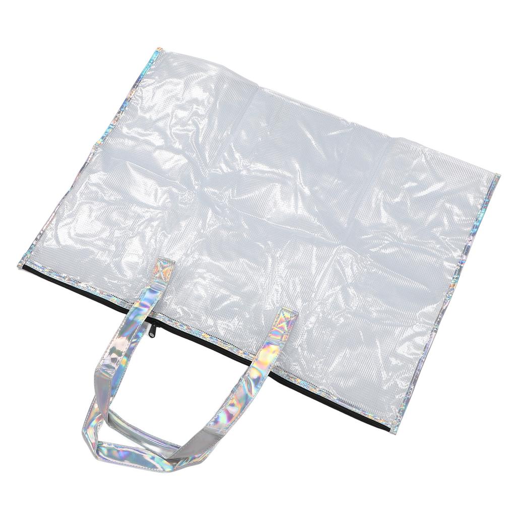 Art Portfolio Bag Laser Design Large Capacity Waterproof Artwork Posters Storage Bag for School