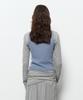 Daiaegeuneol Flower Button Knit Vest (Blue)