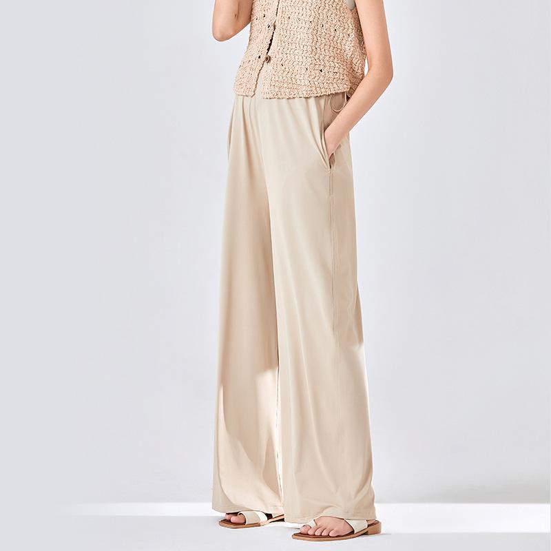 

Maternity casual pants loose large size high waist spring and summer thin breathable summer sunscreen pants maternity pants wide leg pants XL