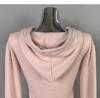 Korean Slim Sexy Cropped Hooded Cardigan & Low-Rise Skirt Set for Women
