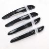 For Hyundai Tucson 2015 2016~ Glossy Black ABS Door Handle Cover car door handle protector trim Overlay Molding Garnish