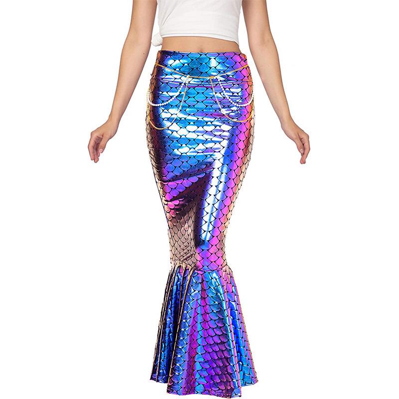Gonna Bodycon a Squame da Sirena a Coda di Pesce per Cosplay e Performance sul Palco
