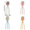 Small Mini Night Light Funny Sportsman Practical Suction Cup Lamp Changeable Shape Funny Button Beige
