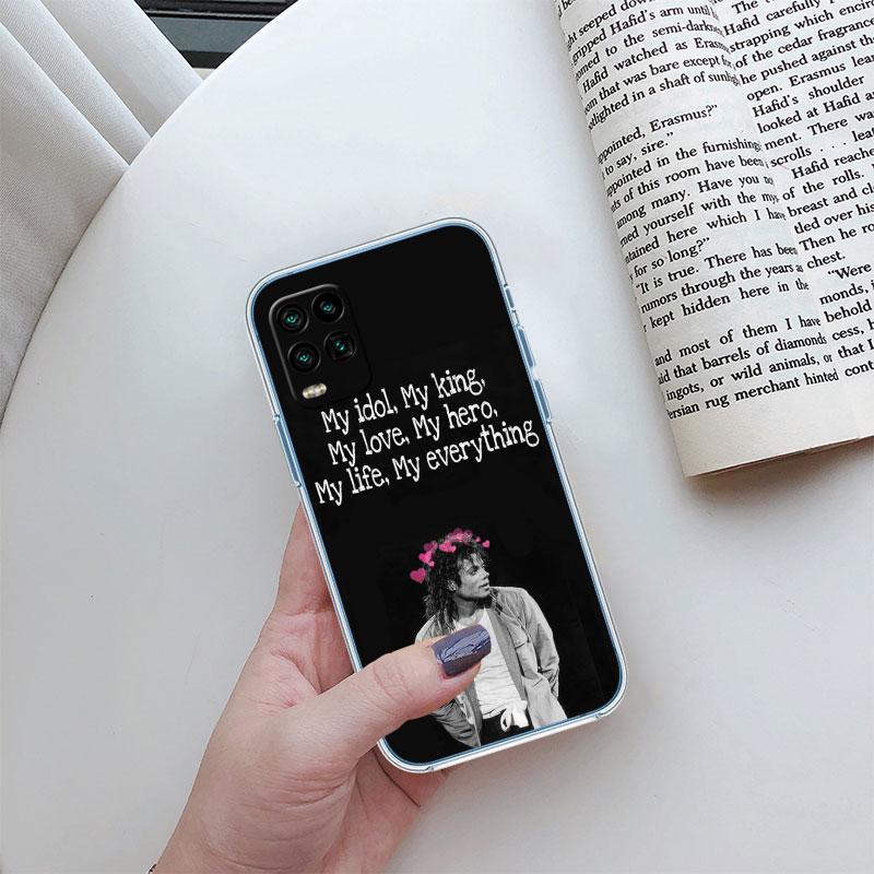 M-Michael J-Jackson Transparent Phone Case for Motorola Moto G7 G8 G9 G84 G85 G73 G24 G15 Z2 Play Power Plus