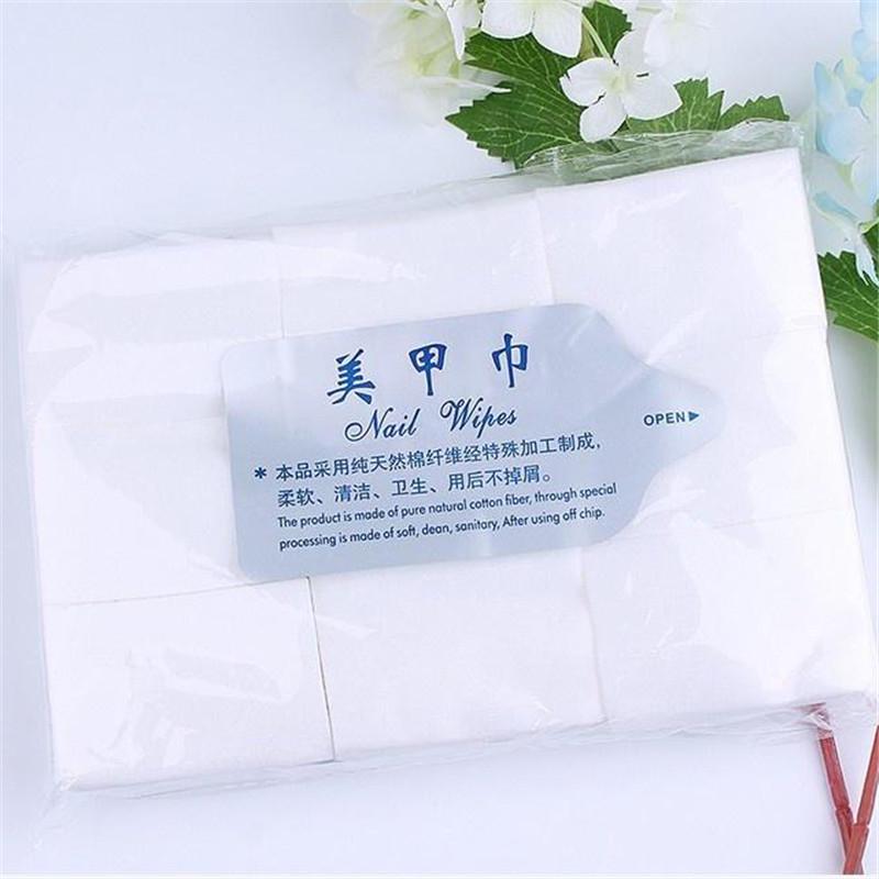 900 Lint Free Nail Art Wipe Pads Polish Gel Acrylic Tips Remover Cleaner Manicure Pedicure Tool