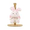 Adorable Plush Bunny Keychain With Bow Cute Rabbit Doll Bag Charm Soft Toy 17cm