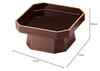 J-kitchens 5.5-inch Mai Sanpo (Dancing Three-Piece Bowl) Serving Plate with Gold-Tone Finish, 17cm, Model Number 876249, Made in Japan