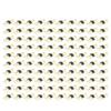 100 Pcs Spring Hinge Sturdy Iron Self Closing Spring Loaded Hinge for Glasses Case Jewelry Box