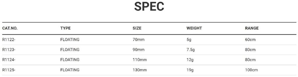 Yo Zuri Crystal Minnow 130 Mm Floating Lure R1125-HSM (1878)