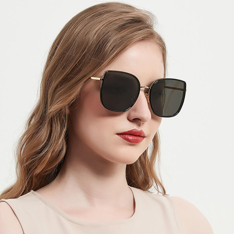 Neo Retro 3812SS Overfit Sunglasses BLACK