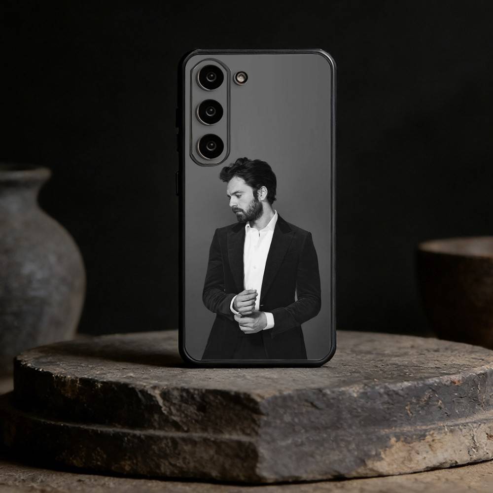 

Actor S-Sebastian Stan Phone Case For Samsung Galaxy A91,80,73,72 ,71,53,52,32 ,31,22,21s,20,Soft Black Case Samsung a42 5g