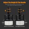 1pc Coffee Rotating Tool 51mm x 54mm x 58mm Italian Espresso Mixing Needle Distributor Magnetic Accessories and Tools