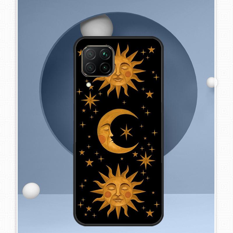 Sun Moon For Huawei Nova 12s 12i 11i 8i Y91 Y60 Y70 Y72 Y90 Y61 9 10 SE P20 P40 Lite P30 P60 Pro Case