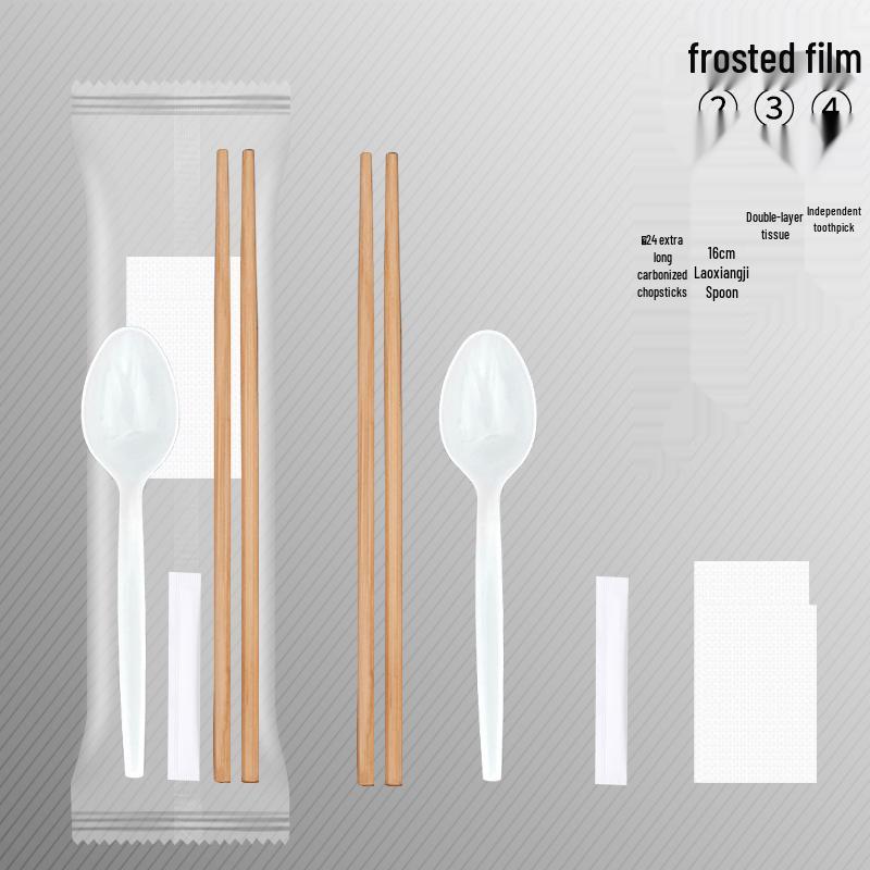 Disposable Wooden Cutlery Set for Takeaway