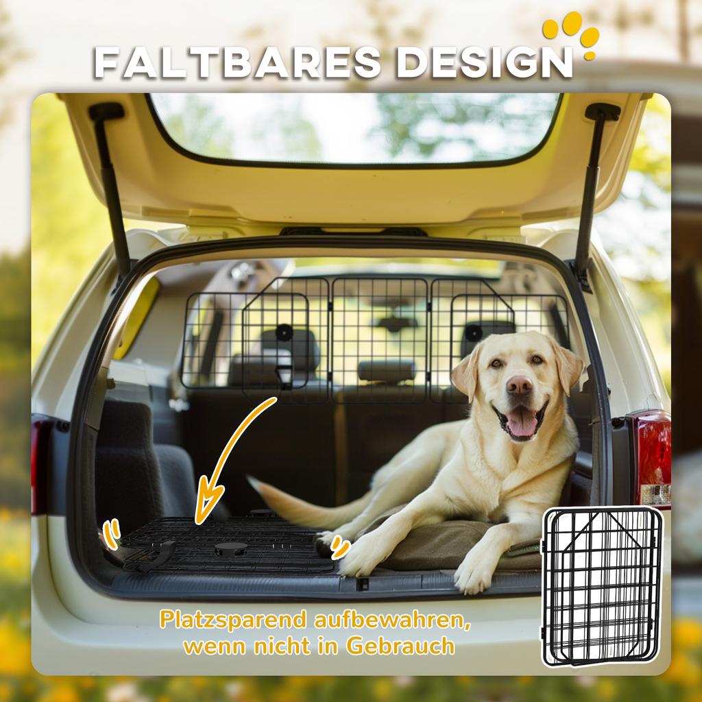 Dog Guard for Cars, Vans, Vehicles, with 93-150cm Adjustable Width