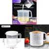 Baking Measuring Cup With Lid 2.5l Food Grade Pp Large Capacity For Kitchen Use