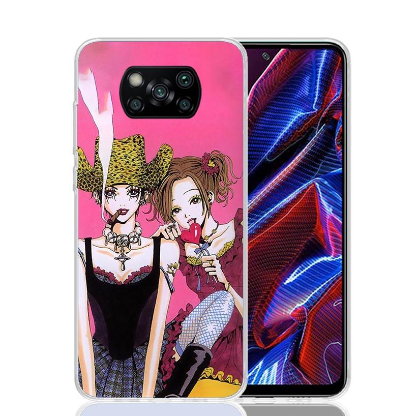 NaNa Osaki Anime Case Phone Cover for Xiaomi Redmi Note 10 9 9S 8 8T 7 5 Pro Mi 12T 11T 10T 9T 12 11 Lite A3 A2 Trend Fundas Mi