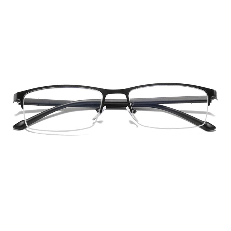 High Quality Business Readers Metal Semi-Frame For Men For Women Stylish Presbyopic Eye Glasses Farsighted Anti Blue Light Eye Wear