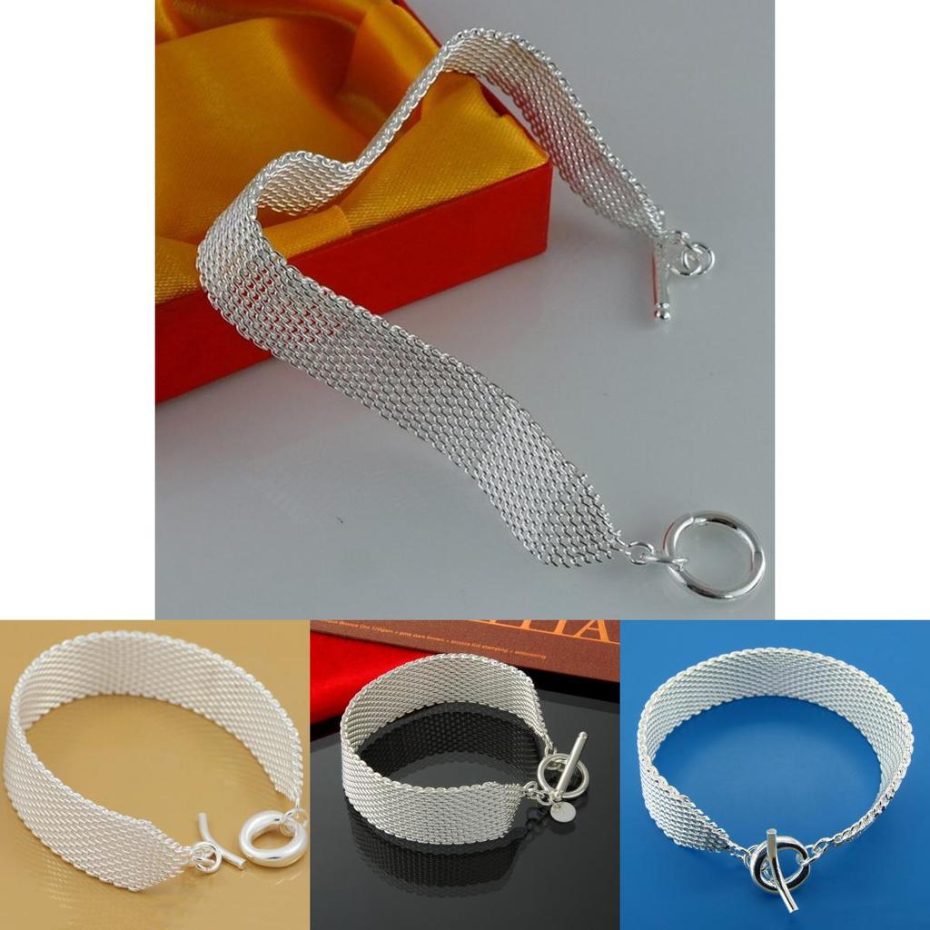 Versatile And Premium Quality Jewelry New Arrivals Sterling Silver Wide Bracelet Bangle