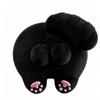 Creative Cat Butt Switch Panel Sticker Cute 3D Animal Orange Cat Switch Panel Protective Cover Home Wall Decoration Sticker