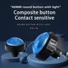 1Pc 60Mm Arcade Buttons Big Round Led Illuminated With Microswitch For Diy Arcade Game Machine Parts 12V 32A Dome Light Switch